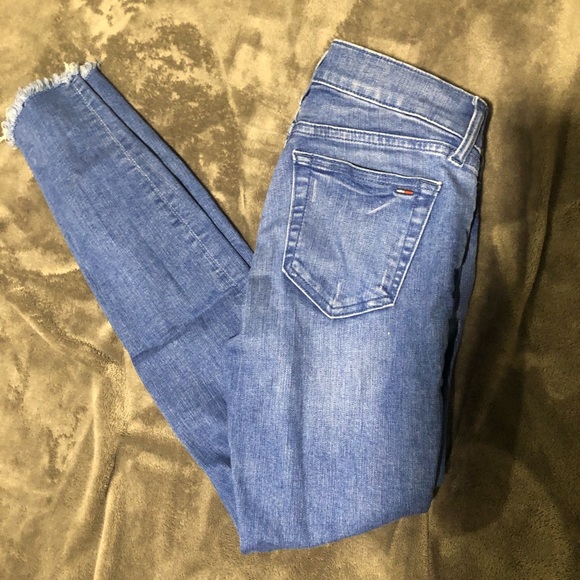 TOMMY HILFIGER distressed jeggings - Picture 2 of 2